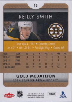 2014-15 Ultra - Gold Medallion #15 Reilly Smith Back