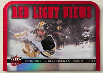 2014-15 Ultra - Red Light Views #RLV-3 Chicago Blackhawks vs. Pittsburgh Penguins Front