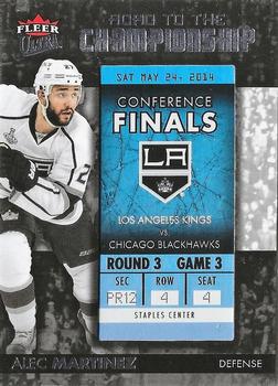 2014-15 Ultra - Road to the Championship #RTCLAK-AM Alec Martinez Front