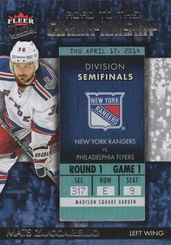 2014-15 Ultra - Road to the Championship #RTCNYR-MZ Mats Zuccarello Front