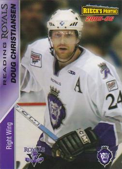 2005-06 Reading Royals (ECHL) #2 Doug Christiansen Front