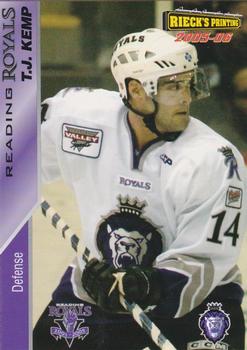 2005-06 Reading Royals (ECHL) #7 T.J. Kemp Front