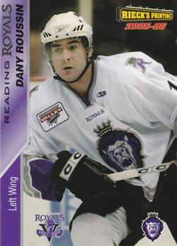 2005-06 Reading Royals (ECHL) #12 Dany Roussin Front