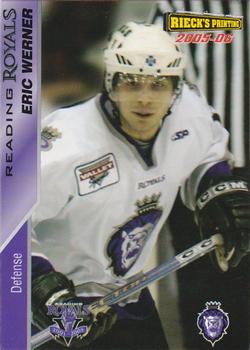 2005-06 Reading Royals (ECHL) #16 Eric Werner Front