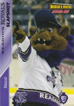 2005-06 Reading Royals (ECHL) #18 Slapshot Front