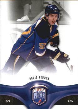 2009-10 Upper Deck Be A Player #69 David Perron Front