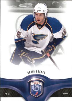 2009-10 Upper Deck Be A Player #142 David Backes Front