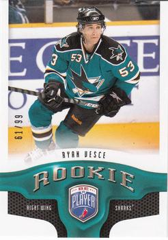 2009-10 Upper Deck Be A Player #288 Ryan Vesce Front