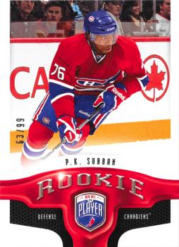 2009-10 Upper Deck Be A Player #360 P.K. Subban Front
