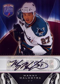 2009-10 Upper Deck Be A Player - Signatures #S-MM Manny Malhotra Front
