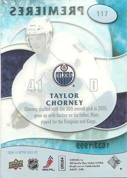 2009-10 Upper Deck Ice #117 Taylor Chorney Back