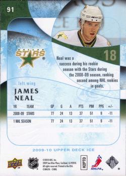 2009-10 Upper Deck Ice #91 James Neal Back