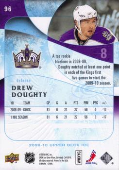 2009-10 Upper Deck Ice #96 Drew Doughty Back