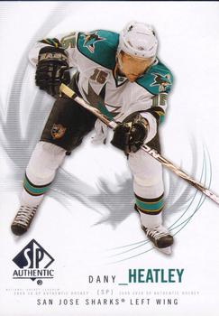 2009-10 SP Authentic #10 Dany Heatley Front