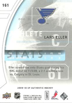 2009-10 SP Authentic #161 Lars Eller Back