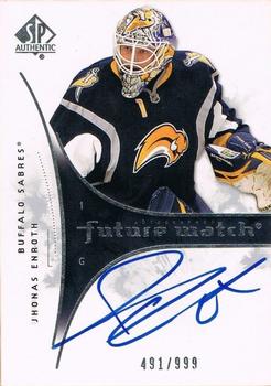 2009-10 SP Authentic #233 Jhonas Enroth Front