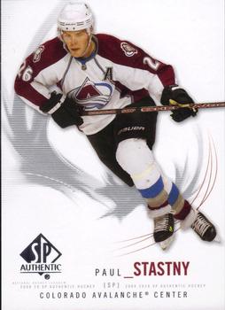 2009-10 SP Authentic #26 Paul Stastny Front