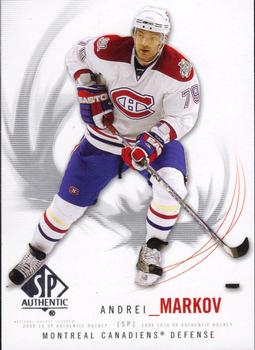 2009-10 SP Authentic #63 Andrei Markov Front