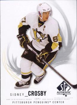 2009-10 SP Authentic #87 Sidney Crosby Front
