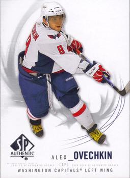 2009-10 SP Authentic #8 Alexander Ovechkin Front