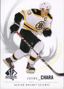 2009-10 SP Authentic #91 Zdeno Chara Front