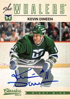 2013-14 Panini Contenders - 2012-13 Panini Classic Signatures Update: Autographs #47 Kevin Dineen Front
