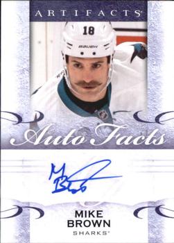 2014-15 Upper Deck Artifacts - Autofacts #A-BR Mike Brown Front
