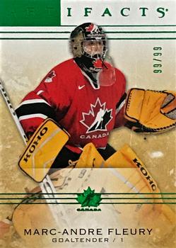 2014-15 Upper Deck Artifacts - Emerald #102 Marc-Andre Fleury Front