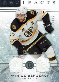 2014-15 Upper Deck Artifacts - Jersey / Jersey Silver #53 Patrice Bergeron Front