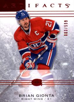 2014-15 Upper Deck Artifacts - Ruby #93 Brian Gionta Front