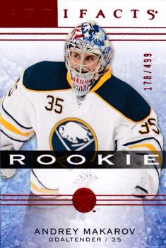 2014-15 Upper Deck Artifacts - Ruby #128 Andrey Makarov Front