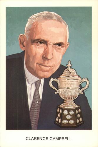 1983 Cartophilium Hockey Hall of Fame Postcards #A3 Clarence Campbell Front