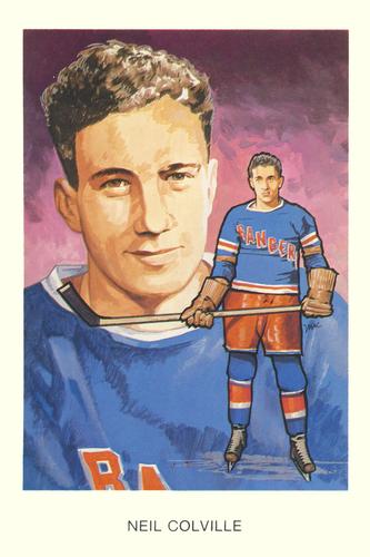 1983 Cartophilium Hockey Hall of Fame Postcards #A4 Neil Colville Front