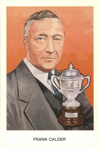 1983 Cartophilium Hockey Hall of Fame Postcards #B3 Frank Calder Front