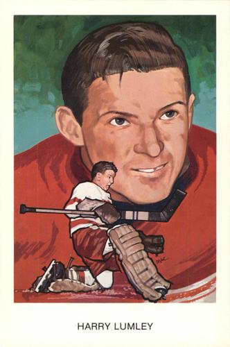 1983 Cartophilium Hockey Hall of Fame Postcards #B7 Harry Lumley Front