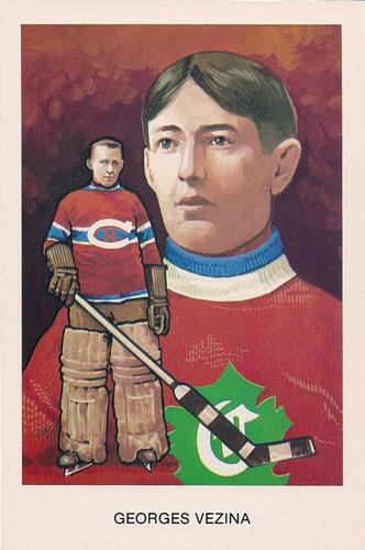 1983 Cartophilium Hockey Hall of Fame Postcards #B16 Georges Vezina Front