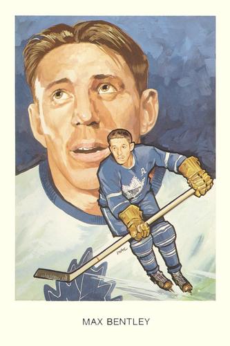 1983 Cartophilium Hockey Hall of Fame Postcards #C2 Max Bentley Front