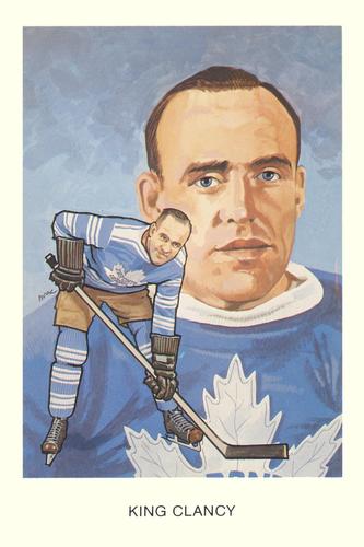 1983 Cartophilium Hockey Hall of Fame Postcards #C3 King Clancy Front