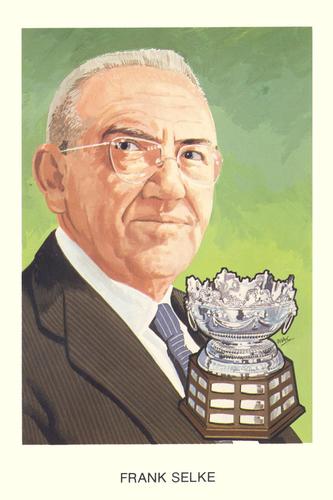 1983 Cartophilium Hockey Hall of Fame Postcards #C12 Frank Selke Front