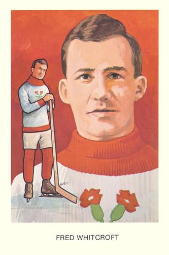 1983 Cartophilium Hockey Hall of Fame Postcards #C16 Fred Whitcroft Front