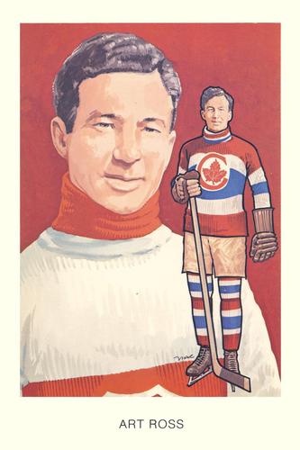 1983 Cartophilium Hockey Hall of Fame Postcards #E15 Art Ross Front
