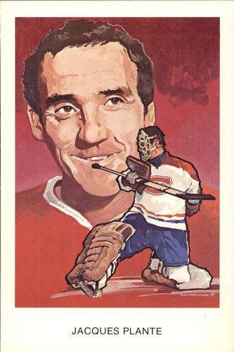 1983 Cartophilium Hockey Hall of Fame Postcards #F10 Jacques Plante Front