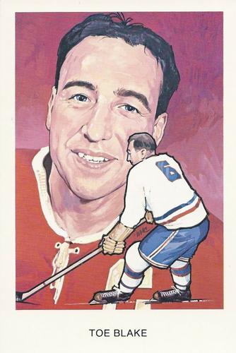 1983 Cartophilium Hockey Hall of Fame Postcards #G1 Toe Blake Front