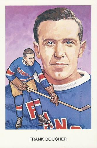 1983 Cartophilium Hockey Hall of Fame Postcards #G2 Frank Boucher Front