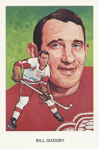 1983 Cartophilium Hockey Hall of Fame Postcards #H4 Bill Gadsby Front