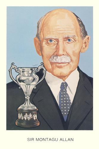 1983 Cartophilium Hockey Hall of Fame Postcards #I2 Sir Montagu Allan Front