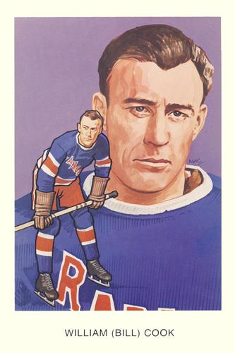 1983 Cartophilium Hockey Hall of Fame Postcards #I5 Bill Cook Front