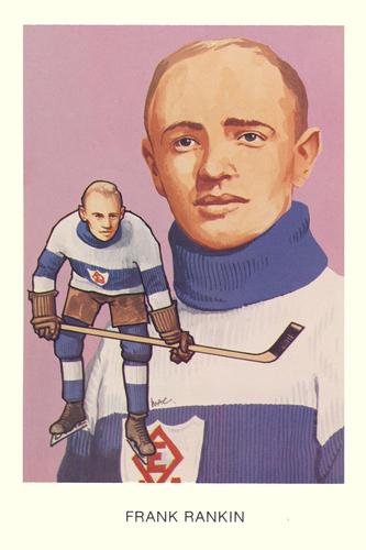 1983 Cartophilium Hockey Hall of Fame Postcards #I13 Frank Rankin Front