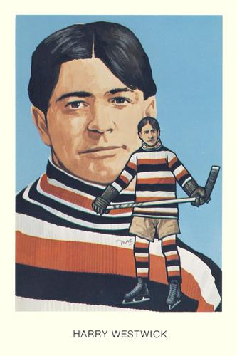 1983 Cartophilium Hockey Hall of Fame Postcards #I16 Harry Westwick Front