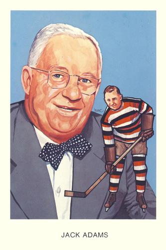 1983 Cartophilium Hockey Hall of Fame Postcards #J1 Jack Adams Front